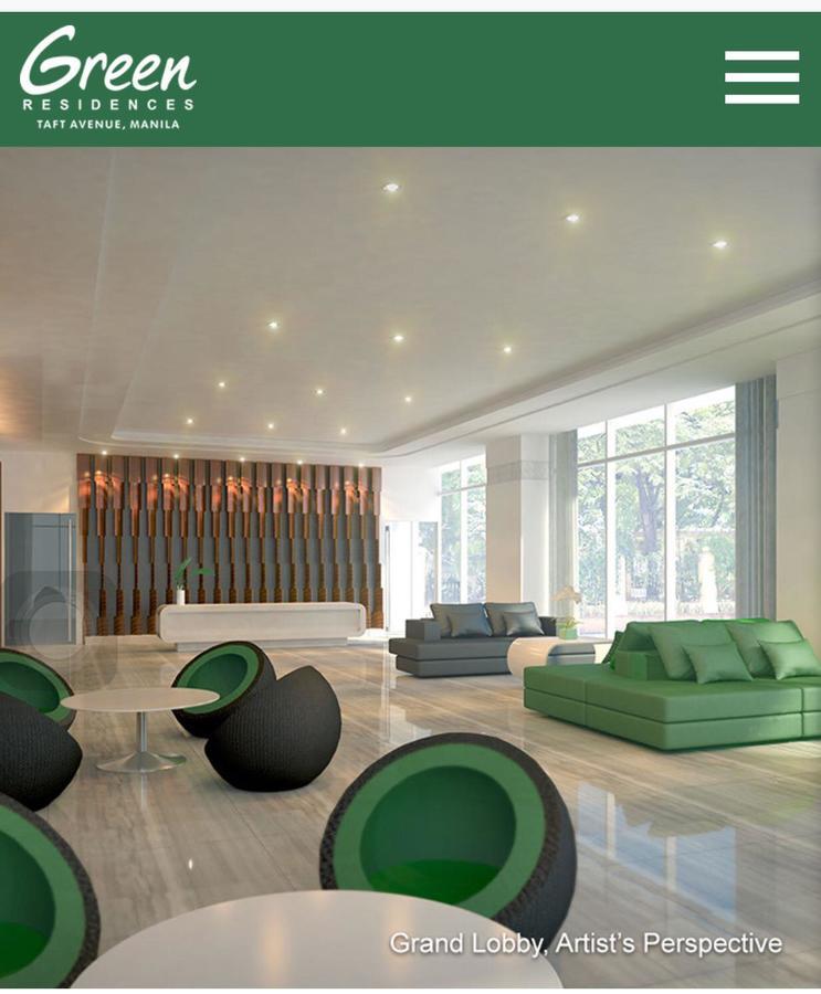 מנילה Stays At Green Residences 1 Studio Room Couples Bed With Complimentary Breakfast For 2 מראה חיצוני תמונה